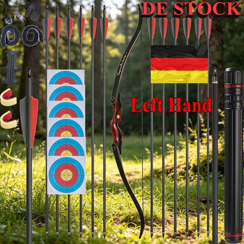 Linkshänder recurvebogen - linkshänder, 60"